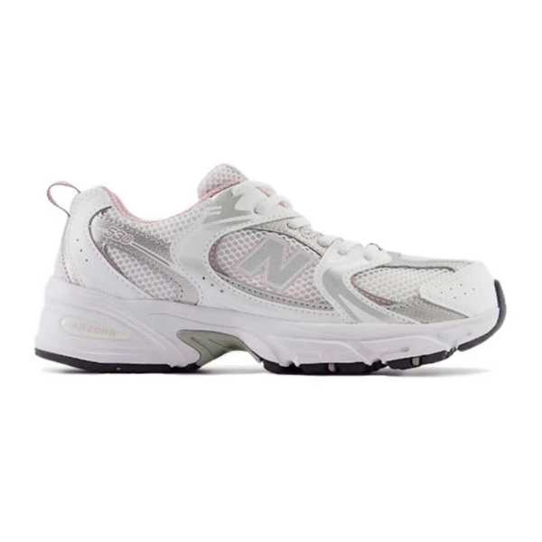 New Balance 530 - White Mid Century Pink GS