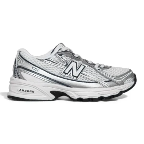 new balance 740 White Metallic Silver Navy